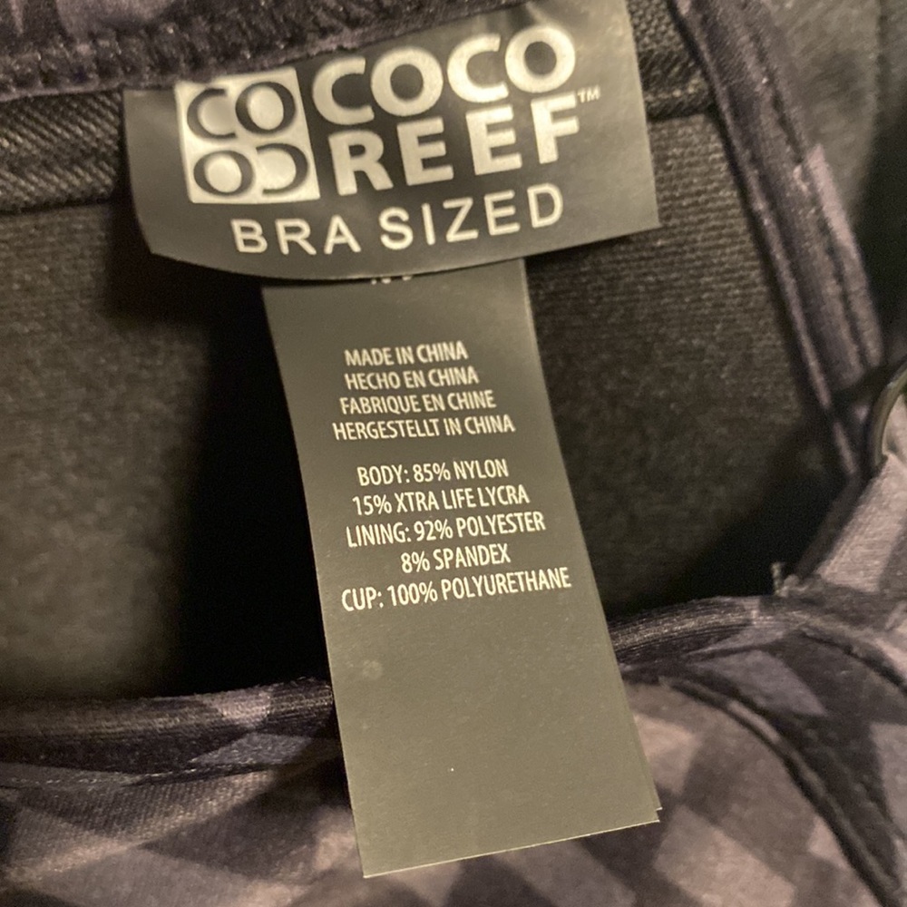 Coco Reef Bra Sized Underwire Tankini Top - Picture 5 of 6